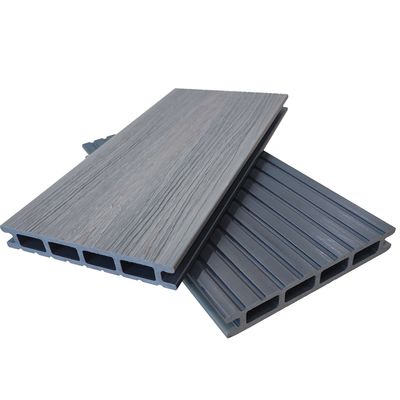 WPC 共押出デッキ 21*145mm のプラスチック耐久性を持つ天然木の美しさ