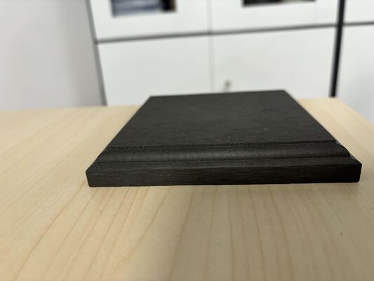 WPC バルコニー防水屋外床エンドカバー WPC 複合デッキボードエンド幅木デッキ WPC デッキエンド