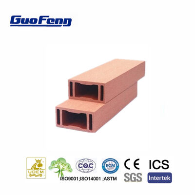 屋外の装飾的な人工プラスチック木材複合中空 WPC フェンス