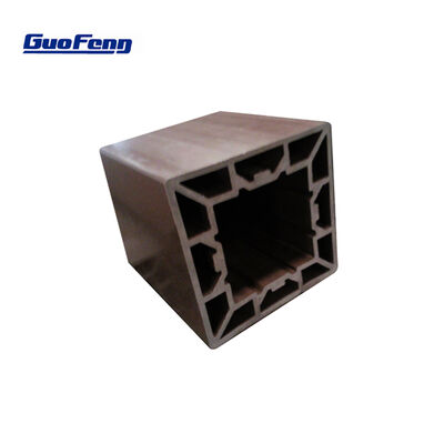 キャップ付き複合フェンス 200*200mm リサイクル WPC フェンスポスト