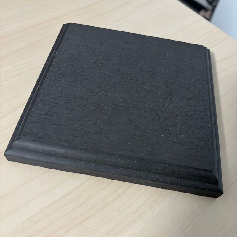 WPC バルコニー防水屋外床エンドカバー WPC 複合デッキボードエンド幅木デッキ WPC デッキエンド