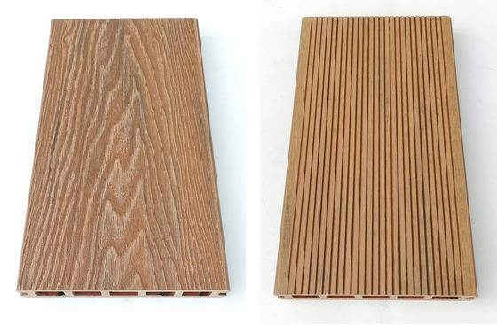 3D は裏庭の庭 OEM のための WPC の屋外の複合デッキを浮彫りにしました