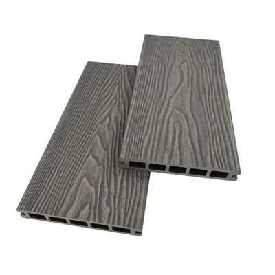 屋外の庭のためのプールの周りの木のプラスチック複合的な 3D リサイクルされたデッキ ボード