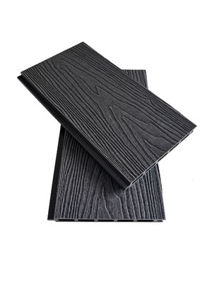 3D は庭のバルコニーのための WPC の塀の屋外の外側のデッキを浮彫りにしました