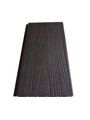 木目調 WPC フェンシング 160*20 抗 UV 木材プラスチック複合フェンスボード中空フェンスパネル